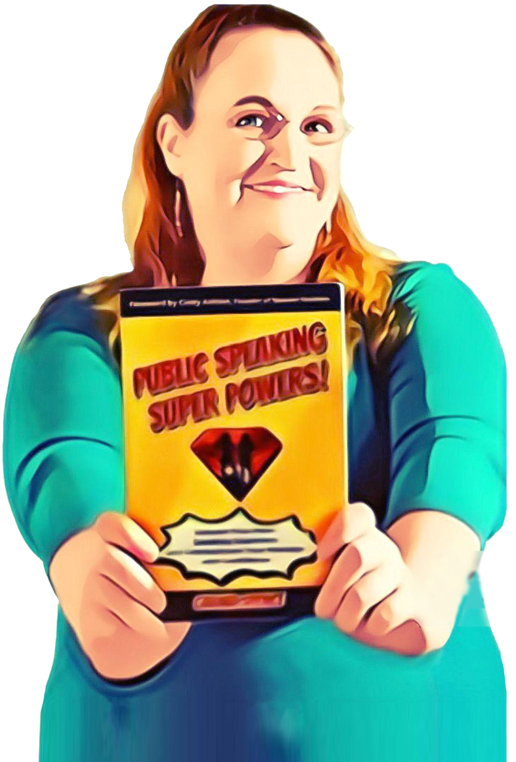 Carma posing with Public Speaking Super Powers